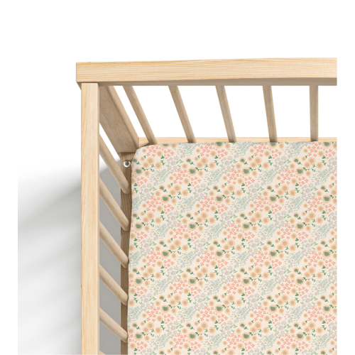 Wildflower Meadow Crib Sheet – Cradle Comforts Co.