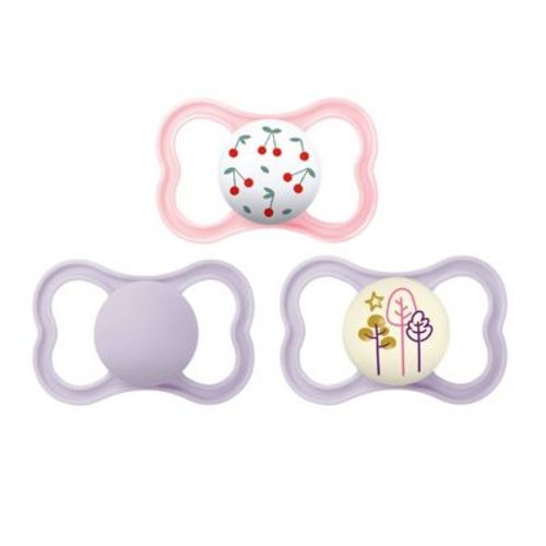 Mam Air Day & Night Pacifier 6m+ - Girl - 3pk