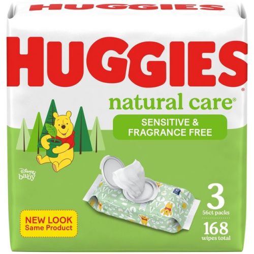 Huggies Natural Care Sensitive Unscented Baby Wipes (Any Count)