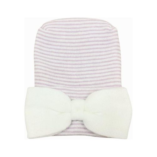 Nurses Choice Newborn Baby Girl Hospital Hat with Bow