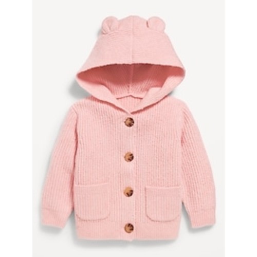 SoSoft Critter Ear Button-Front Sweater for Baby | Old Navy