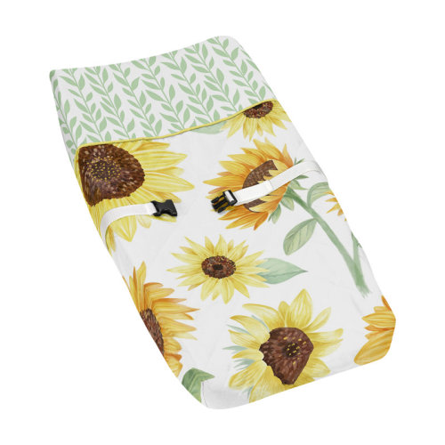 Sweet Jojo Designs Sunflower Changing Pad Cover & Reviews | Wayfair