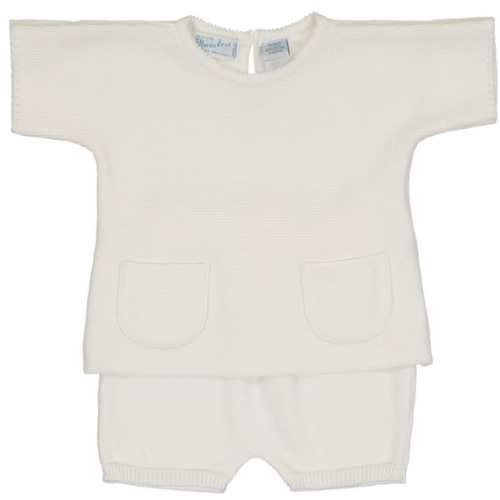 Knitted Baby Girls and Boys Outfit I Short Suit Set for Toddlers | Feltman Brothers