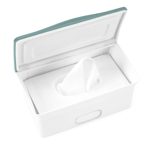 Ubbi Baby Wipes Dispenser with Weighted Plate - Style: Open Water Wipes Dispenser