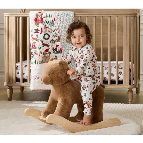 Teddy Bear Plush Rocker