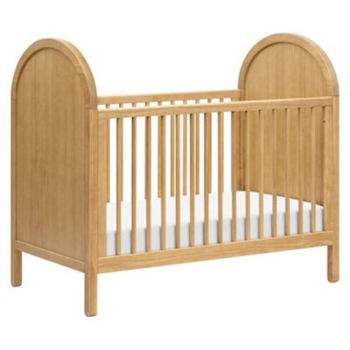 Babyletto Bondi Cane 3-in-1 Convertible Crib with Toddler Bed Kit - Honey
