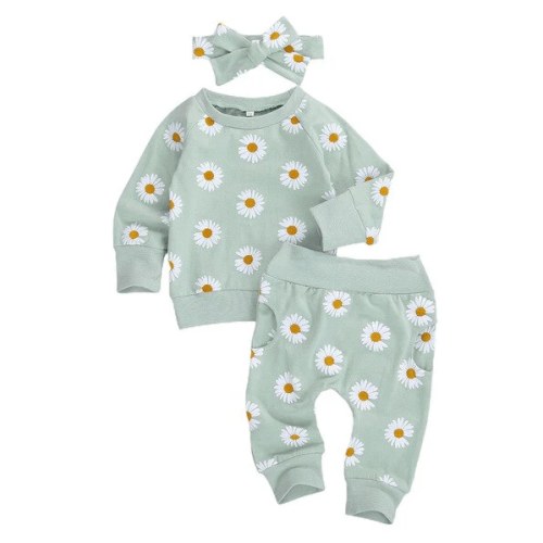 DAISY Outfit with Headband - Hazel & Bo