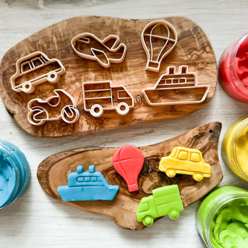 Transport - Mini Dough Cutters - Plant Based Plastic - Eco Cutters