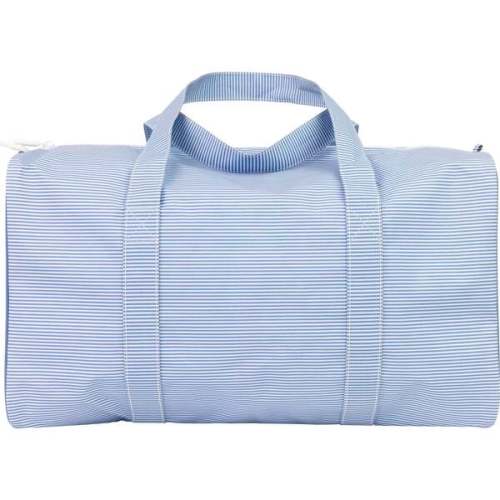 The Duffle Bag, Navy Mini Stripe - Apple of My Isla | Maisonette