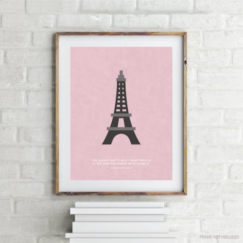 Madeline Pink Print Ludwig Bemelmans Minimalistic - Etsy