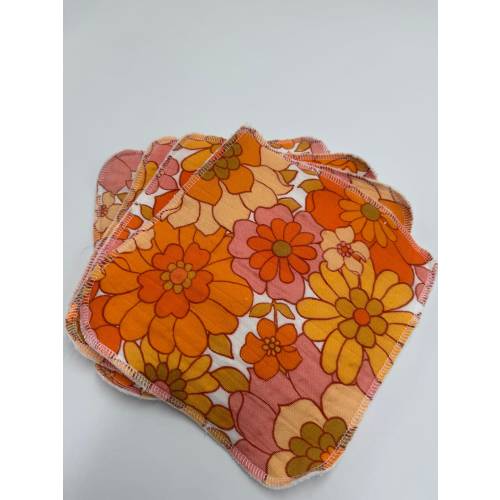 Baby Washcloths, Muslin, Reusable Wipes, Newborn Gift, Baby Essentials, Set of 4