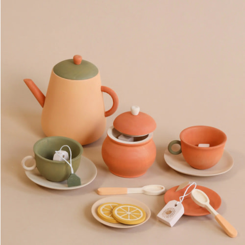 Handmade Wooden Tea Set - Herbal– Odin Parker