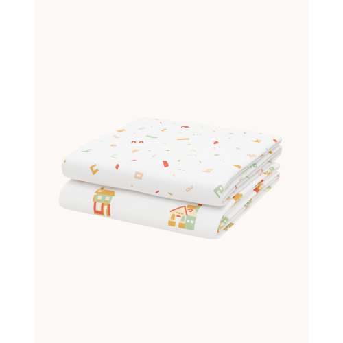 Building Blocks Crib Sheet Set