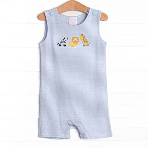 Wild Ones Applique Jon Jon, Blue – Size 6m