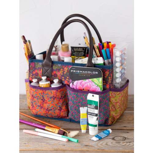 Mimi Utility Tote - Eggplant Floral – Natural Life