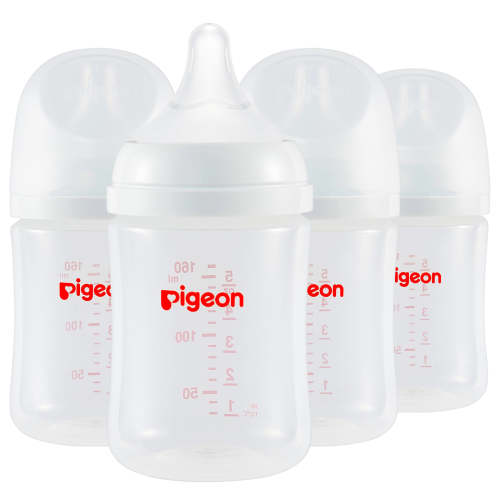 PP Wide Neck Soft Touch Baby Bottle 4 packs, 5.4 Oz(for Newborns)(Not – Pigeon
