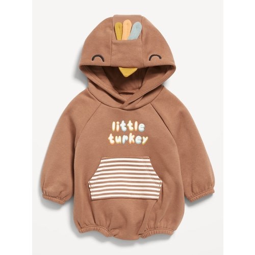 Hooded Critter Fleece One-Piece Romper for Baby | Old Navy