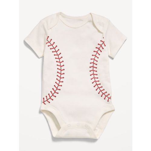 Short-Sleeve Unisex Graphic Bodysuit for Baby