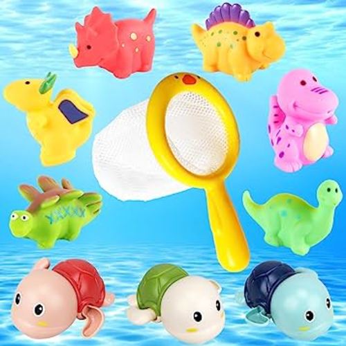 Mold Free Bath Toys for Kids-Ages-1-3 - Infant Toddlers Bath Toys 2-4 Years - Baby Toys 6-12-18-24 Months - No Hole No Mold Bathtub Pool Water Pool Toys - Gifts for 1 2 3 4 5 Yearl Old Boys Girls