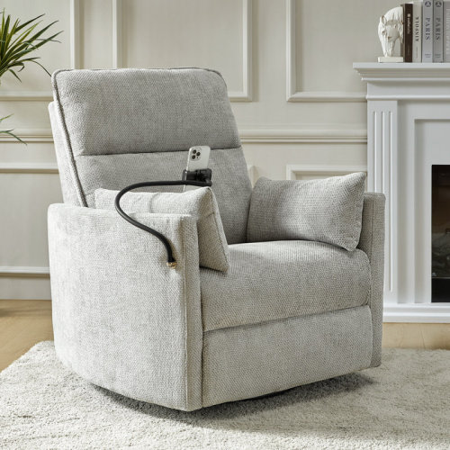 Latitude Run® Talana Contemporary 38" Power Rocking Swivel Nursery Recliner with USB & Reviews | Wayfair