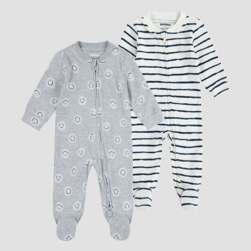 Huggies Baby 2pk Uni Happy Face Organic Sleep N' Play