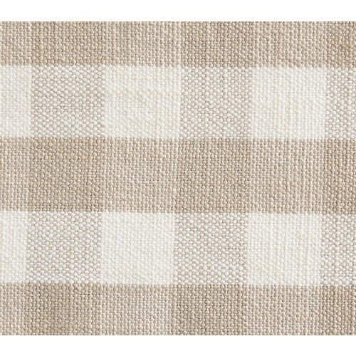 Chris Loves Julia Glider Performance Gingham Taupe