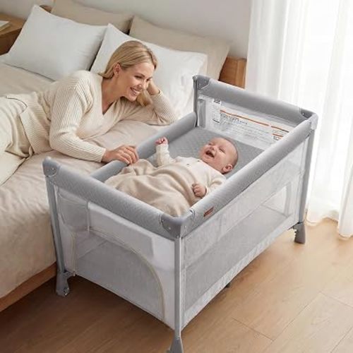 Portable Playard Bedside Crib Sleeper