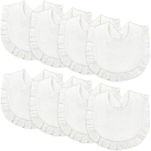 Baby Bibs Muslin Drool Bibs for Baby Girl Boy Muslin Cotton Teething Bibs Muslin Bibs Baby Drooling Bibs