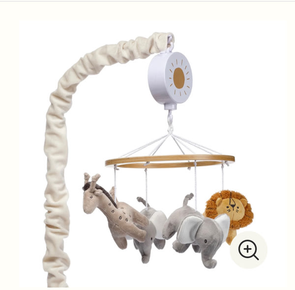 Baby Jungle Musical Baby Crib Mobile