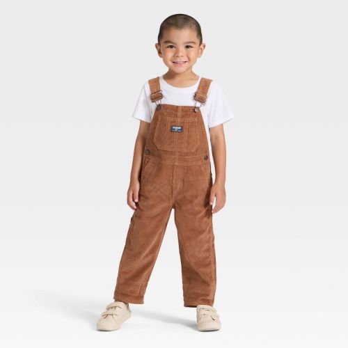 OshKosh B'gosh Toddler Boys' Corduroy Overalls - Brown
