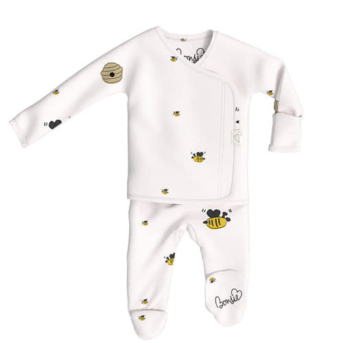 Footie - Bees & Honey | Bonsie