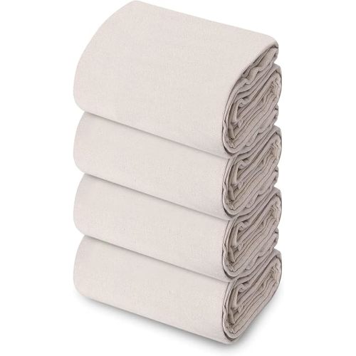 ZUPERIA Canvas Drop Cloth for Painting (Size 6x9 Feet Pack of 4) Pure Cotton Painters Drop Cloth for Painting, Furniture & Floor Protection - All Purpose Thick Canvas tarp with Double Stitched Edges