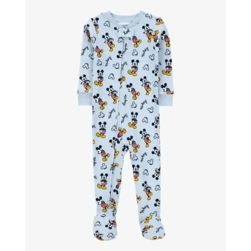 Baby 1-Piece Mickey Mouse 100% Snug Fit Cotton Footie Pajamas - Carter's | Carter's