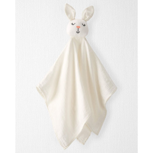 Baby Organic Cotton Muslin Bunny Lovey - Little Planet | Carter's