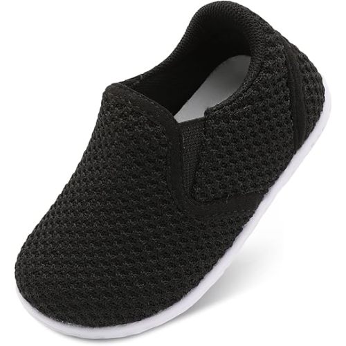 FEETCITY Unisex Baby Shoes Boys Girls Sneakers Infant Slip On First Walking Shoes Toddler Casual Star Sneaker Crib Shoes