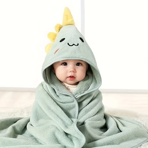 BathTime Buddy: SnugSplash Infant Hooded Bathrobe & Towel