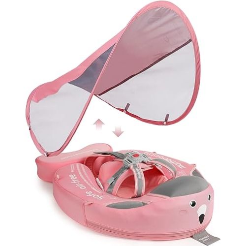 Mambobaby Add Tail Newest Baby Float with Sun Canopy – Special Edition Pink