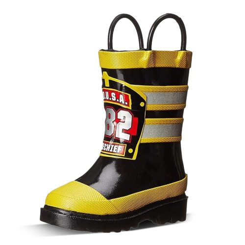Western Chief Rain Boots with Pull on Handles for Toddlers and Kids - Premium Waterproof Boots for Boys and Girls