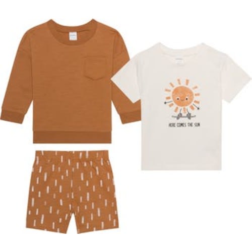 3-Piece Coordinated Knit & Tee Set