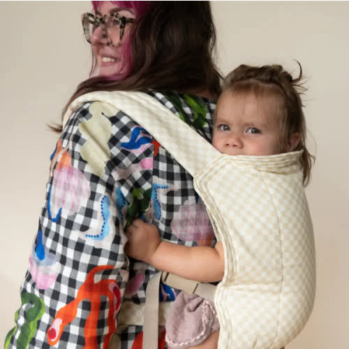 Checker Print Baby Carrier | Ergonomic Soft Structured Carrier