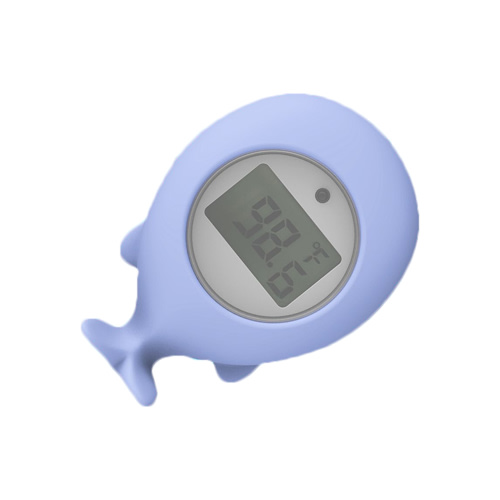 Baby Bath Thermometer Safety, Lovely Waterproof Digital Thermometer Floating Toy for Bathtub, Whales