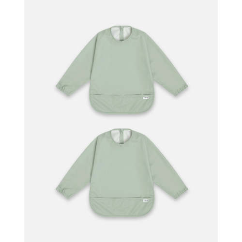 Smock Bib  / 2 Pack / Sage