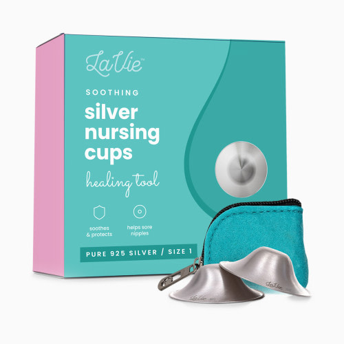 LaVie Silver Nursing Cup Set - Silver, Size 1 -Regular