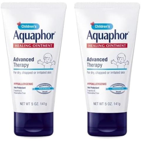 Aquaphor Children's Healing Ointment, Advanced Therapy Skin Protectant, Dry Skin Body Moisturizer, Multi-Purpose Healing Ointment for Kids, For Dry, Cracked Skin & Minor Cuts & Burns, 5 Oz Tube