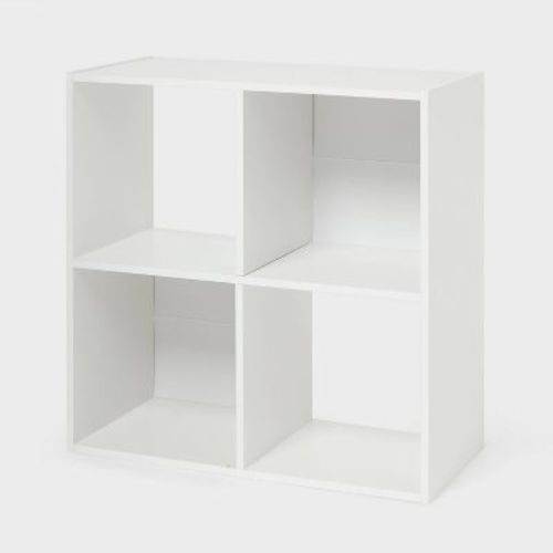 11" 4-Cube Book Shelf White - Brightroom™