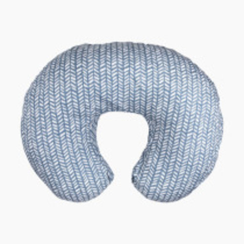 Boppy Original Support Nursing Pillow - Blue Herringbone
