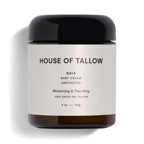 Gaia Unscented Organic Tallow Baby Cream | Gentle Skincare for Babies – House of Tallow