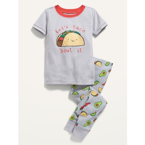 Unisex "Let's Taco 'Bout It" Pajama Set for Toddler & Baby