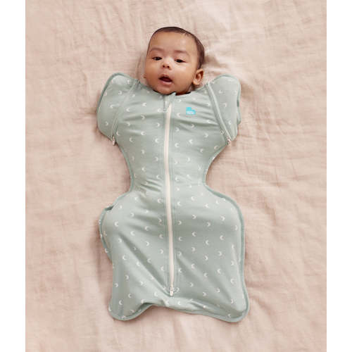 Swaddle Up™ Early Roller 2-in-1 Transition Bag 1.0 TOG Cotton Olive Moon