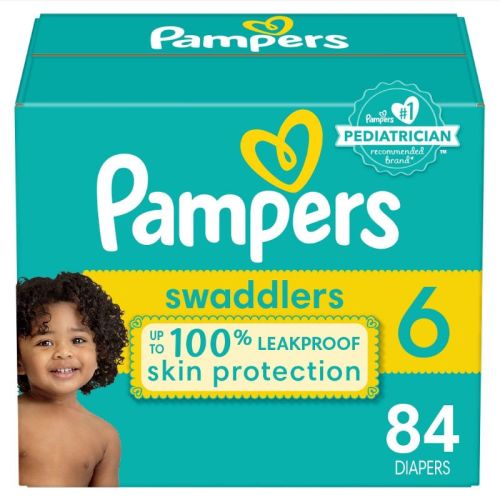 Pampers Swaddlers Sensitive Disposable Diapers - Size 6 - 84ct